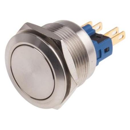 RS PRO Switch Pushbutton Stainless Momentary (8118480)