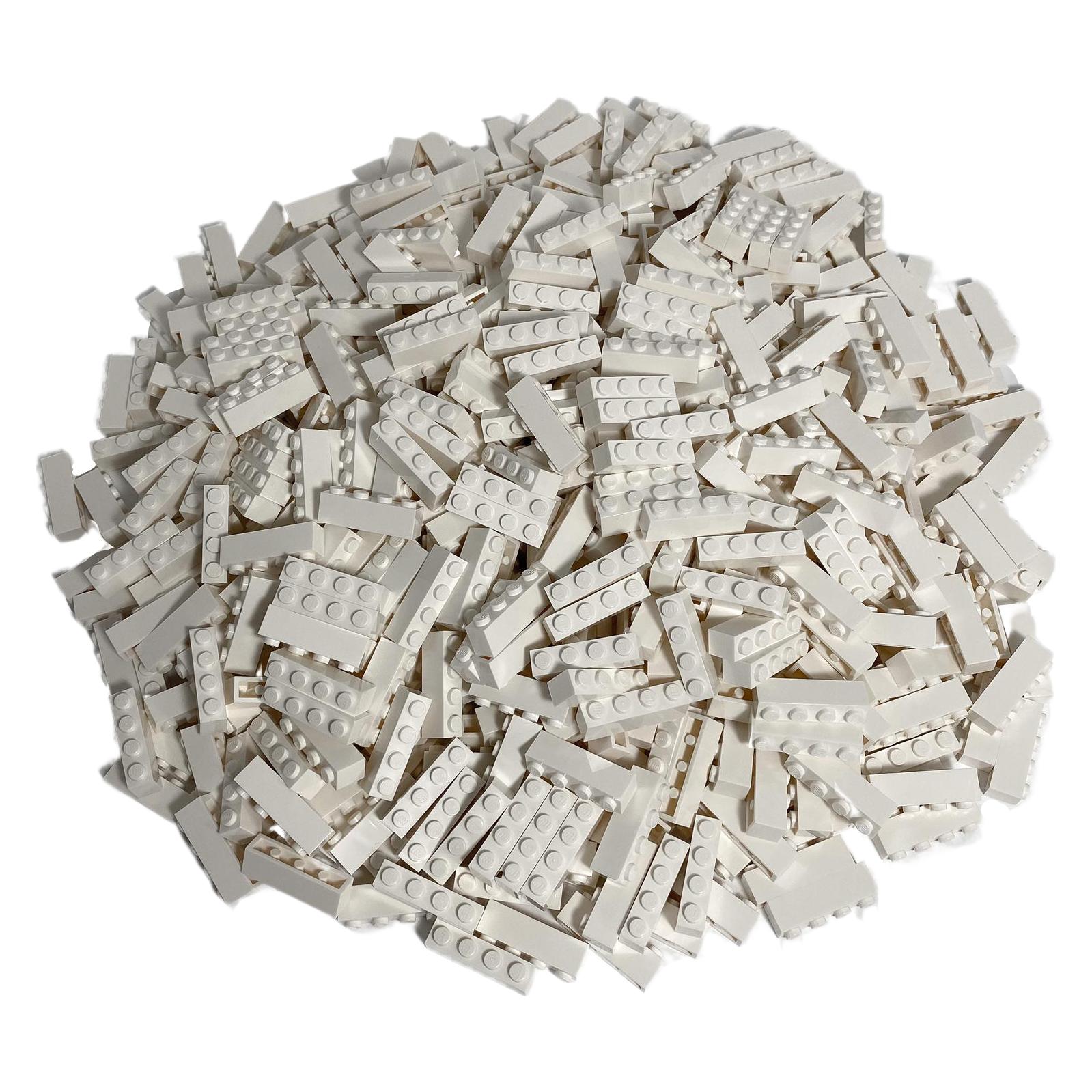 LEGO 1x4 Steine Weiss - 250 Stück - White bricks 3010 (3010, LEGO Zubehör) (3010)