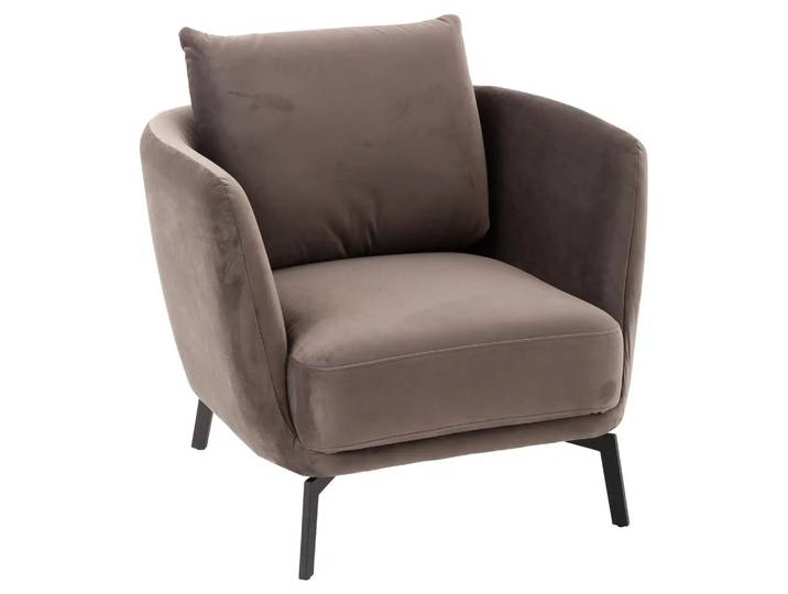 Sessel Pearl B: 86 cm Candy / Farbe: Stone / Bezugsmaterial: Stoff