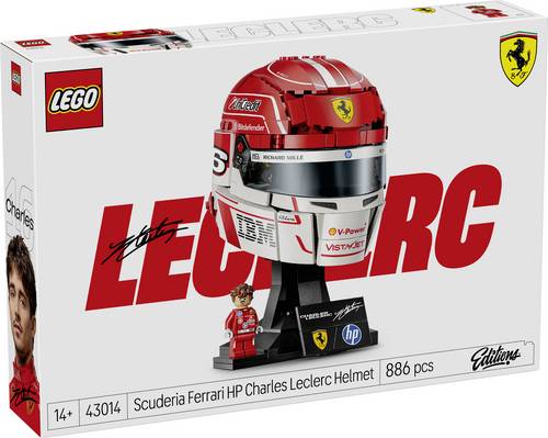 6590599 LEGO Editions Scuderia Ferrari HP Charles Leclerc Helm (43014)