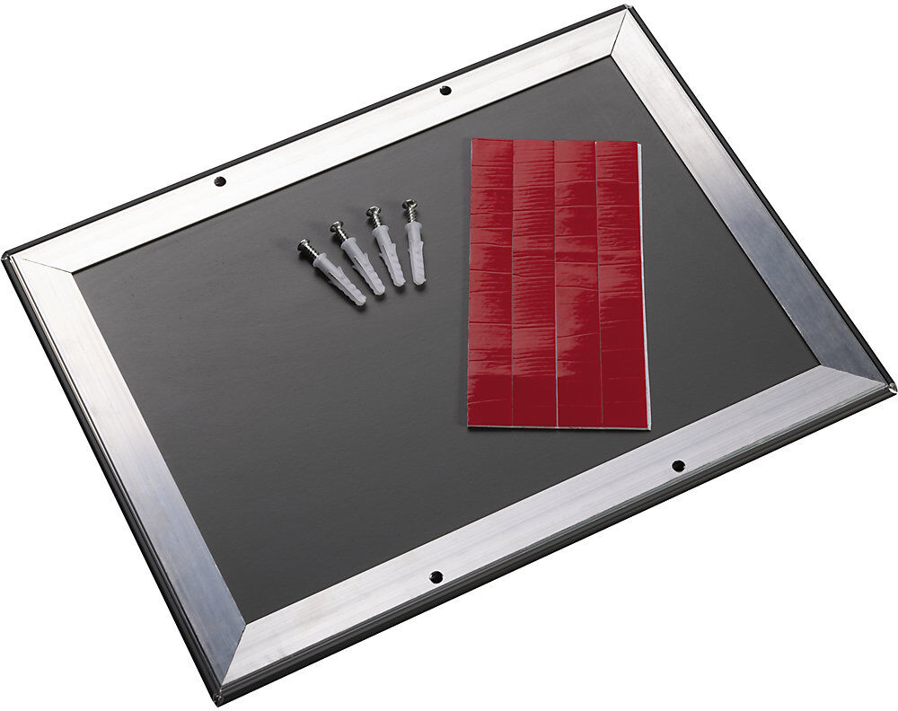 DURABLE Klapprahmen Aluminium, Format A4, schwarz