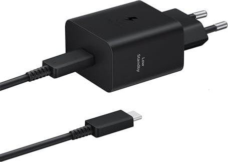 Samsung Schnellladegerät 45W Power + 5A Kabel USB-C T4511 Schwarz