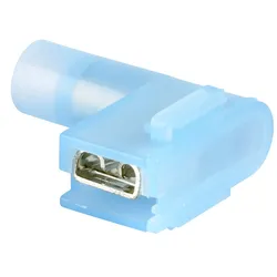WE F6141485 - Winkel Flachsteckhülsen - 4,8x0,5, 1,5 ... 2,5 mm2, blau, easy cri