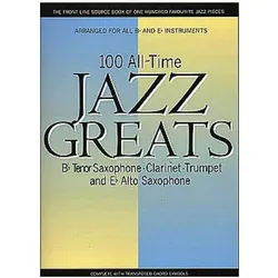 100 all-time Jazz Greats: for all Bb & Eb instruments, Fachbücher