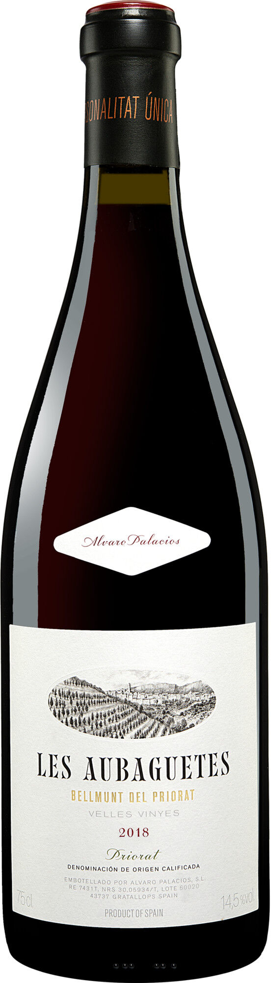 Álvaro Palacios Palacios Priorat »Les Aubaguetes« 2018 14.5% Vol. Rotwein Trocken aus Spanien