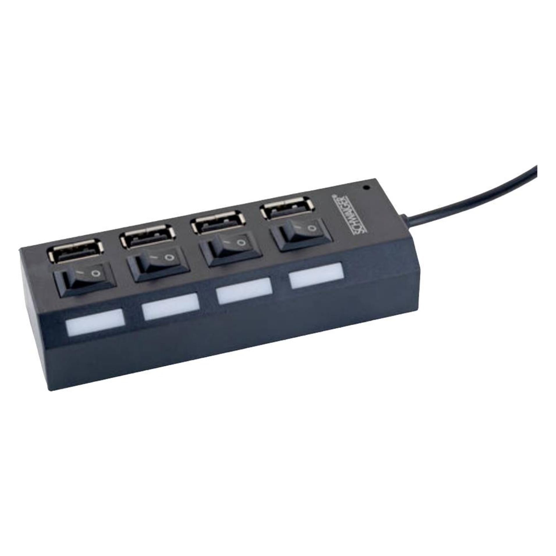 Schwaiger Angebote USB Hub 4-Fac 2.0A Passive Nozzle (USB-A, 4 Ports) (UH4013)