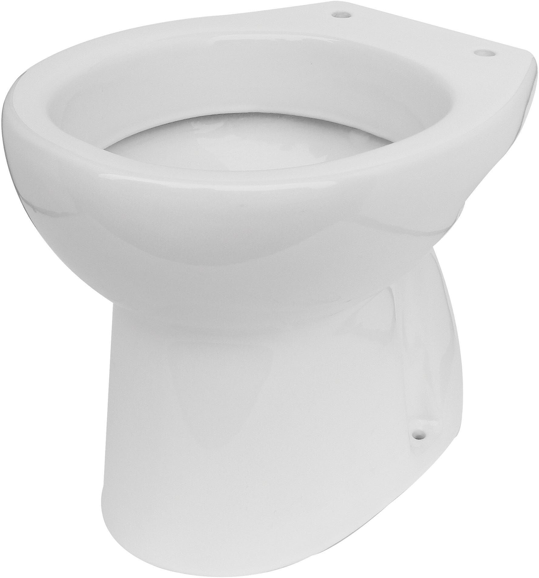 Tecnomat VASO SERIE MAGIA A TERRA SCARICO PAVIMENTO IN CERAMICA BIANCA