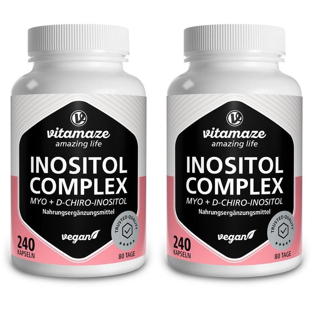 Inositol Komplex Chromium+Vitamin B6+Folsäure Kps. 2x 2x240 St Kapseln