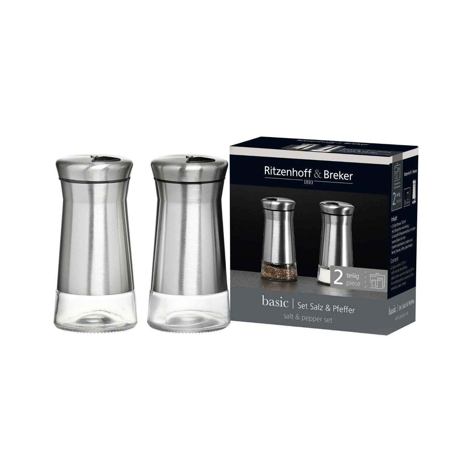 Ritzenhoff & Breker Salz- & Pfefferstreuer Basic 120 ml 2-tlg.