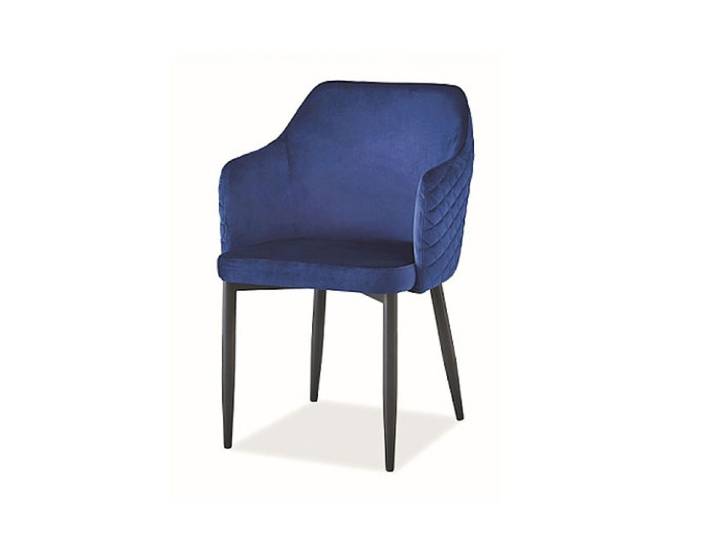Feldmann-Wohnen Esszimmerstuhl Astor (4 St), marineblau 4er Set