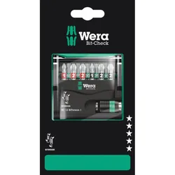 Wera Bit-Check 12 BiTorsion 1 SB, 12-teilig - 05136385001