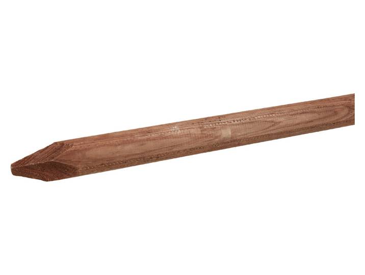 Holzpfahl gespitzt, braun imprägniert 150 x 5 cm