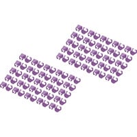 Farbclips für Patchkabel - Violett, Abdeckung lila