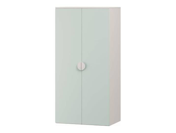 Helloshop26 Regal, Aufbewahrungsschrank für Kinder, 123 x 60 x 40 cm, Weiß, Mintgrün, 03_0008926