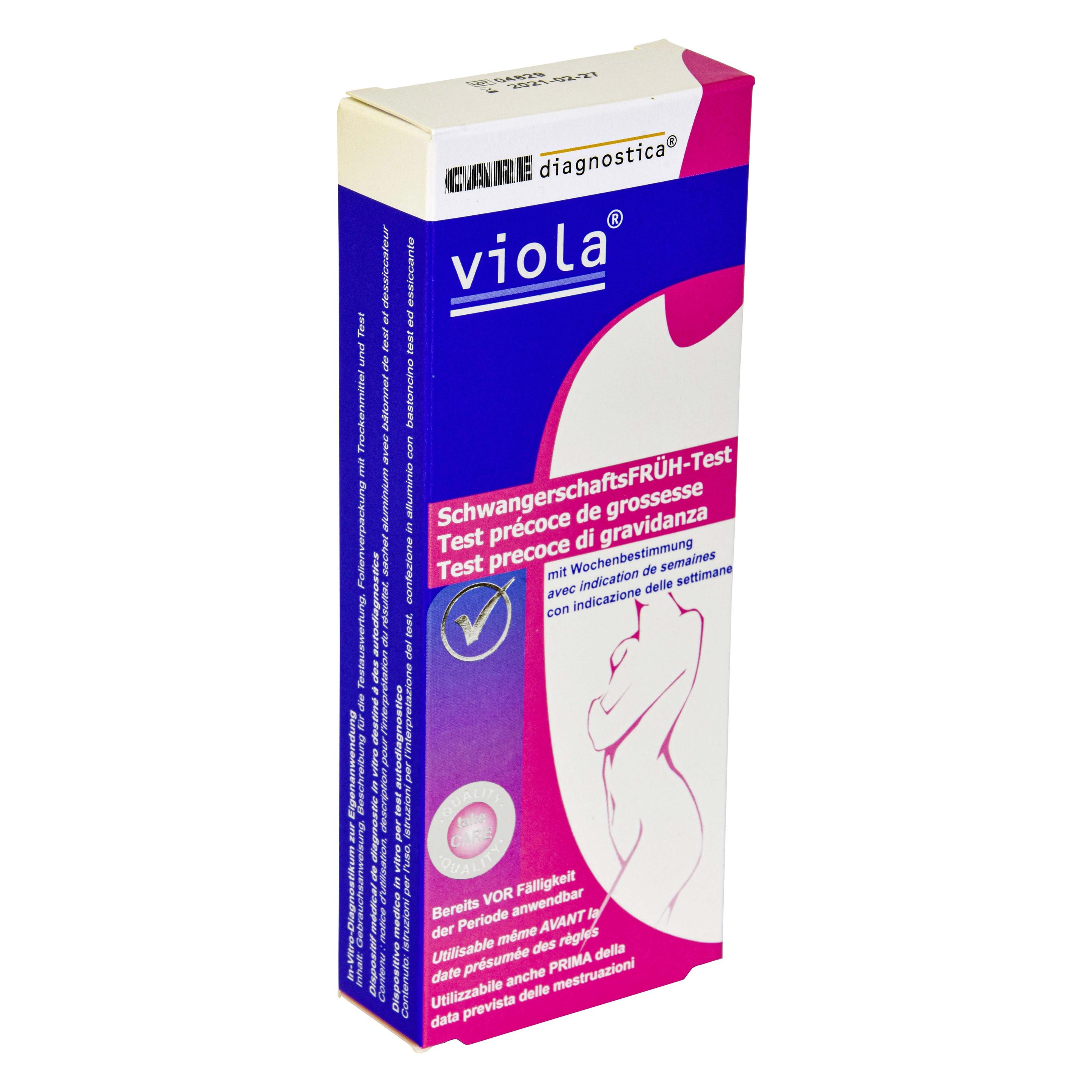 Viola Schwangerschaftsfrühtest (1x) (2692700)