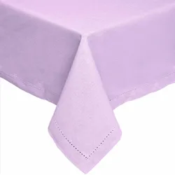 TISCHDECKE flieder 178/300 cm, 100% Baumwolle