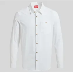 Craghoppers Herren NosiLife Nuoro II Langarmhemd - L - White