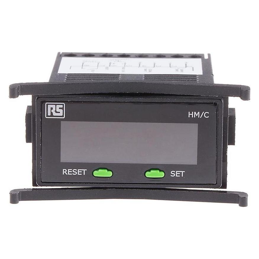 RS PRO Digital Hour Meter & Counter 7-60Vdc (8966992)