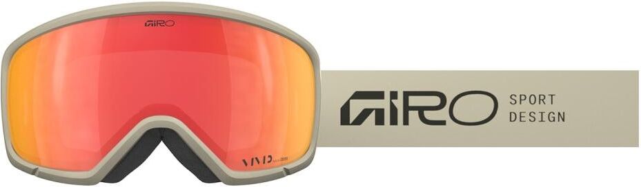 Skibrille GIRO "Ringo Vivid Goggle", natur, Sportbrillen, Skibrille, Herren-Skibrille natur Einheitsgröße