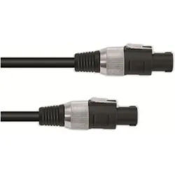 Omnitronic Speaker-Kabel (10 m, 5 mm2), Lautsprecherkabel, Schwarz