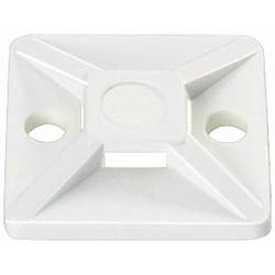 HellermannTyton Befestigungssockel selbstklebend, schraubbar 151-28349 4fach einfädeln, halogenfrei, UV-stabilisiert, witterungsstabil Transparent 100 St.