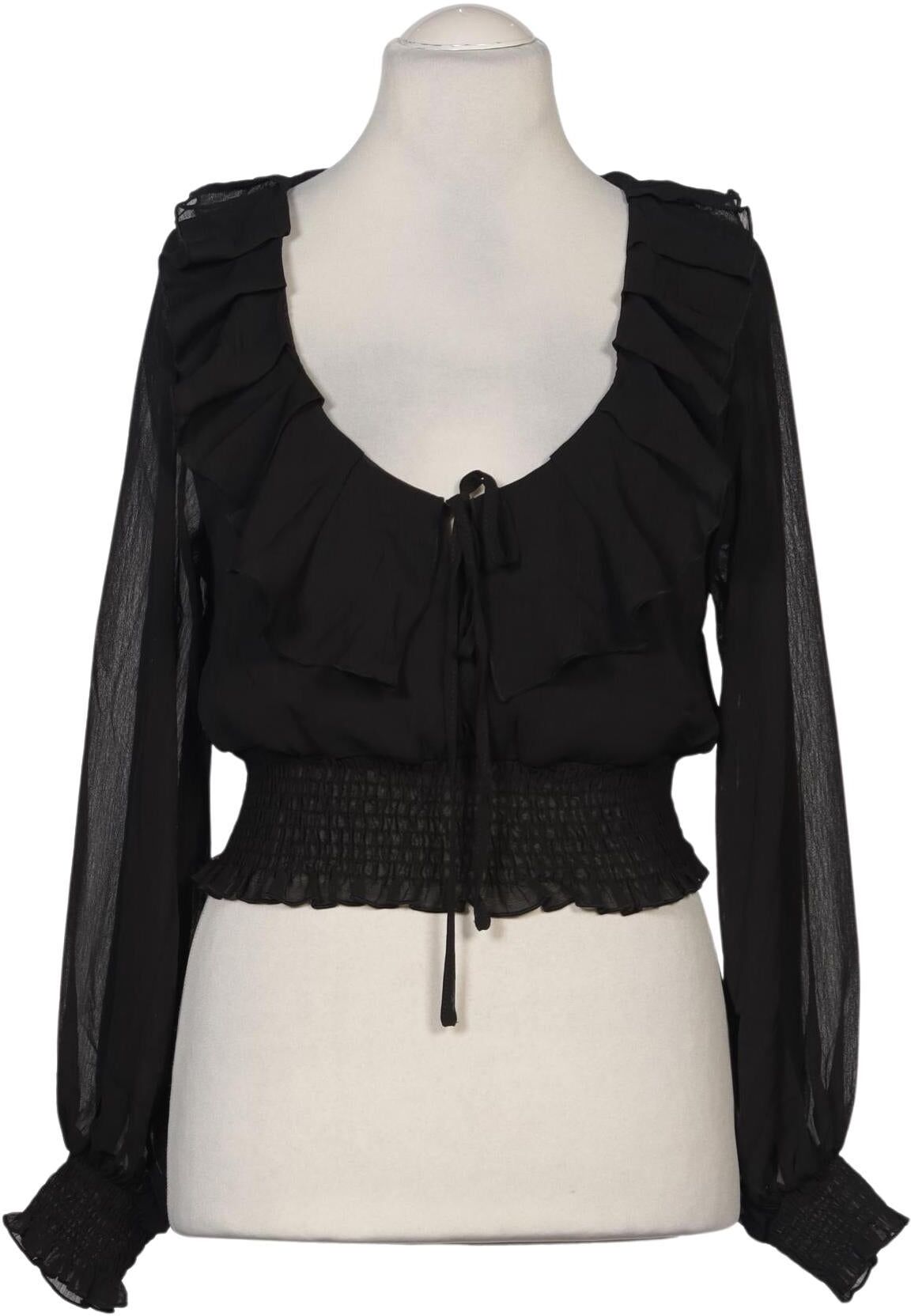 Killstar Damen Bluse, Schwarz, Gr. M, Synthetik - Second Hand
