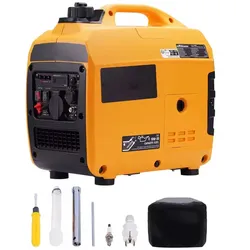 Gelber wiederaufladbarer 1200-W-Wechselrichtergenerator