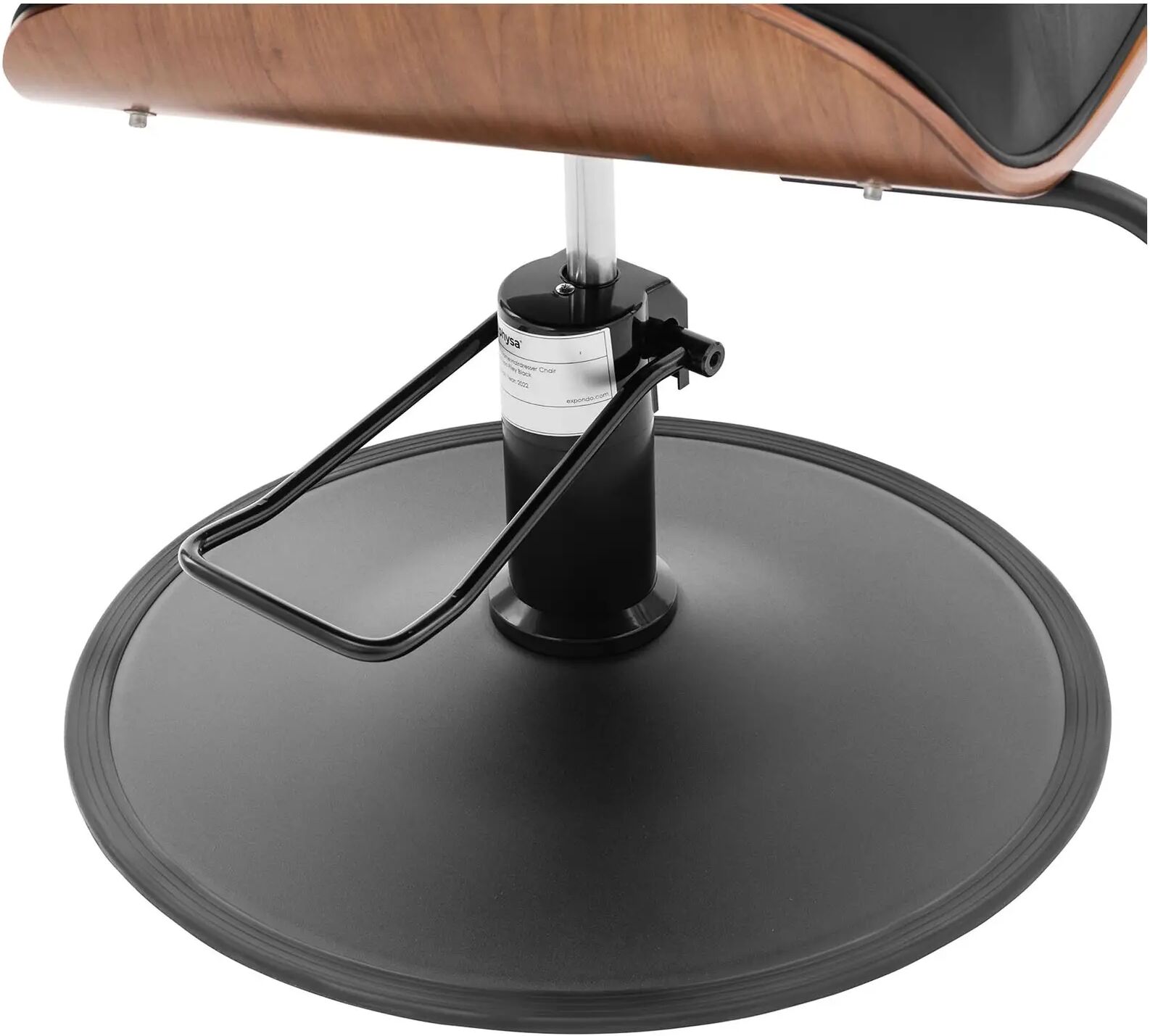 physa Friseurstuhl mit Fußstütze - 470 - 570 mm - 200 kg - Schwarz PHYSA FILEY BLACK