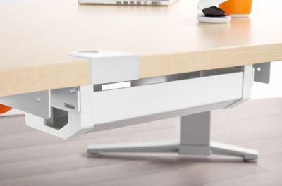 Schäfer Shop Genius Kabelkanal PLANOVA ERGOSTYLE, 1538 mm, für 2000er Tisch, weiß