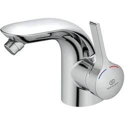 Ideal Standard Bidetarmatur Melange, Chrom, Ausladung 113 mm, Einhebelbedienung, Luftsprudler, für Waschbecken und Bidet