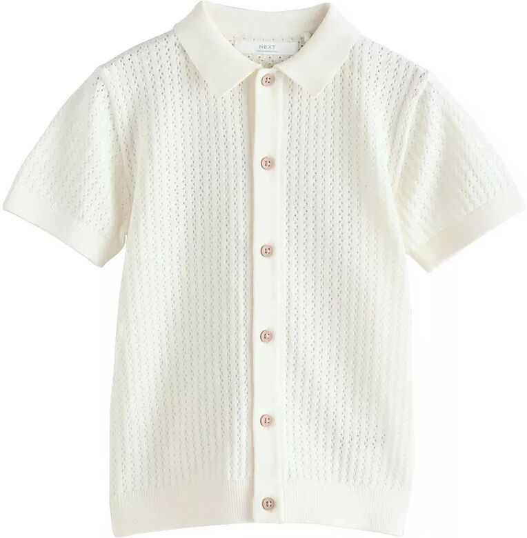 Next - Polo Shirt, 4A, Weiss