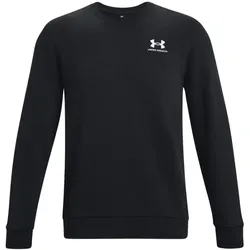 UNDER ARMOUR Essential Fleece Sweatshirt Herren 001 - black/white M