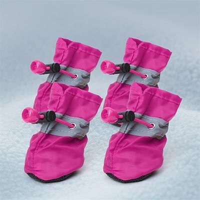 Hundeschuhe für Hunde aller Größen, wasserdichte Hundestiefel Pfote bei Regenwetter im Freien zu Fuß