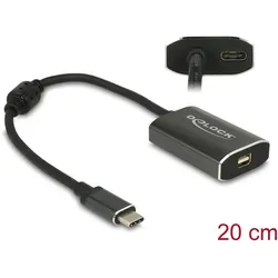 DELOCK Adapter USB/C St -> miniDP Bu 4K 60Hz PD-Funktion