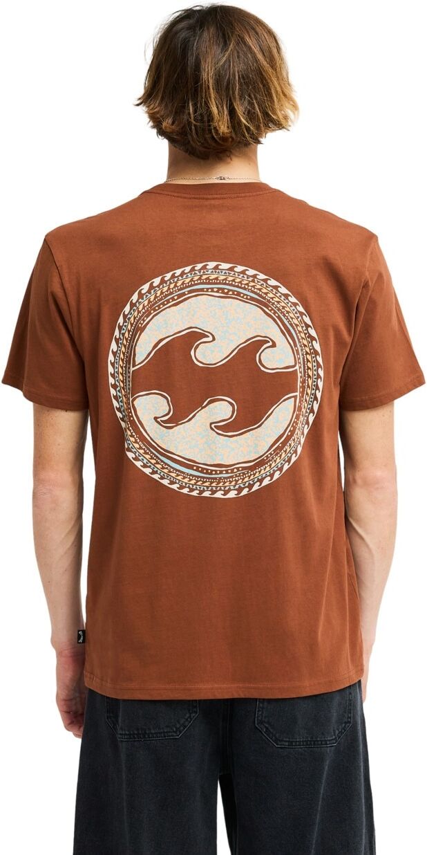 T-Shirt BILLABONG "Crayon Wave", Herren, Gr. M, braun (tortoise shell), Obermaterial: 70% Baumwolle, 30% Baumwolle., Shirts T-Shirt tortoise shell M