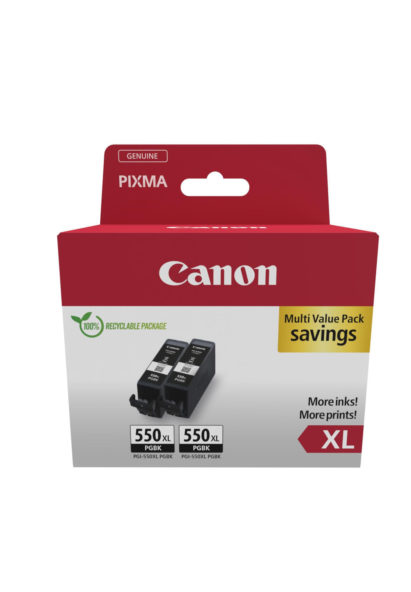 Canon 6431B010 PGI-550XL PGBK Doppelpack pigmentiertes schwarz
