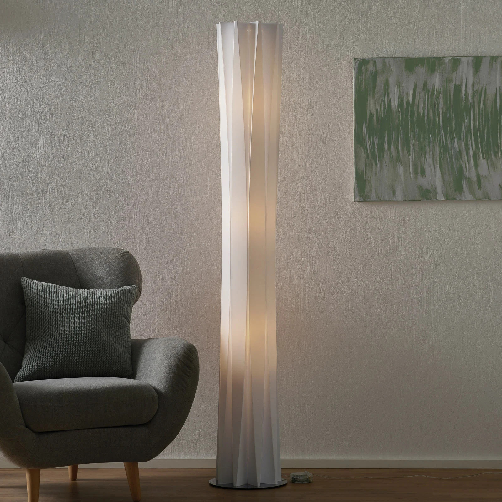 Slamp Bach Staande Lamp XXL Wit - Designer Vloerlamp voor de Woonkamer
