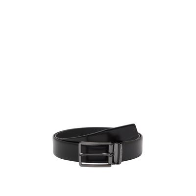 Ledergürtel LLOYD MEN’S BELTS "Lloyd Belts Herrengürtel 0253", Herren, Gr. 105, schwarz, Leder, Gürtel Ledergürtel
