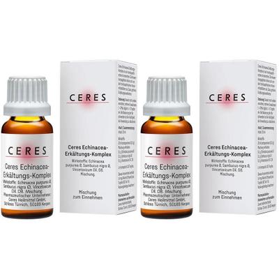 Ceres Echinacea-Erkältungs-Komplex Tropfen z.Einn. 2x 2x20 ml zum Einnehmen
