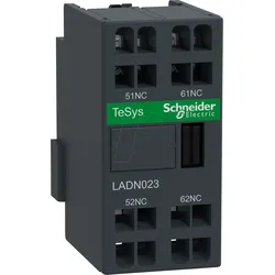 LADN023 - Hilfsschalterblock, TeSys D, 2 NC, Federzuganschluss