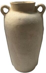 BIDK Home "Paper Mache Vase Eco Mix White H 16.3"" & Dia 8.5"" - White"