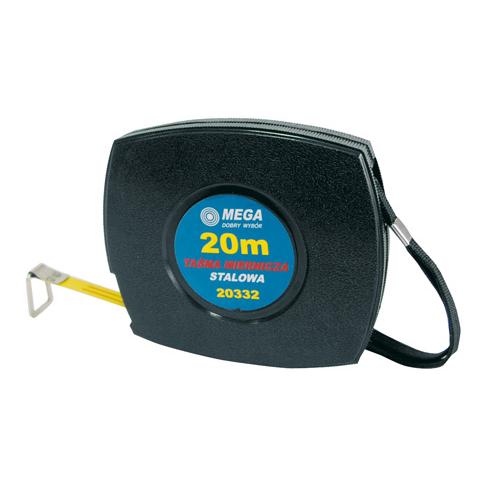 Mega Massband Kunststoff 20m geschlossener Koffer - 20332 (20 m) (20332)