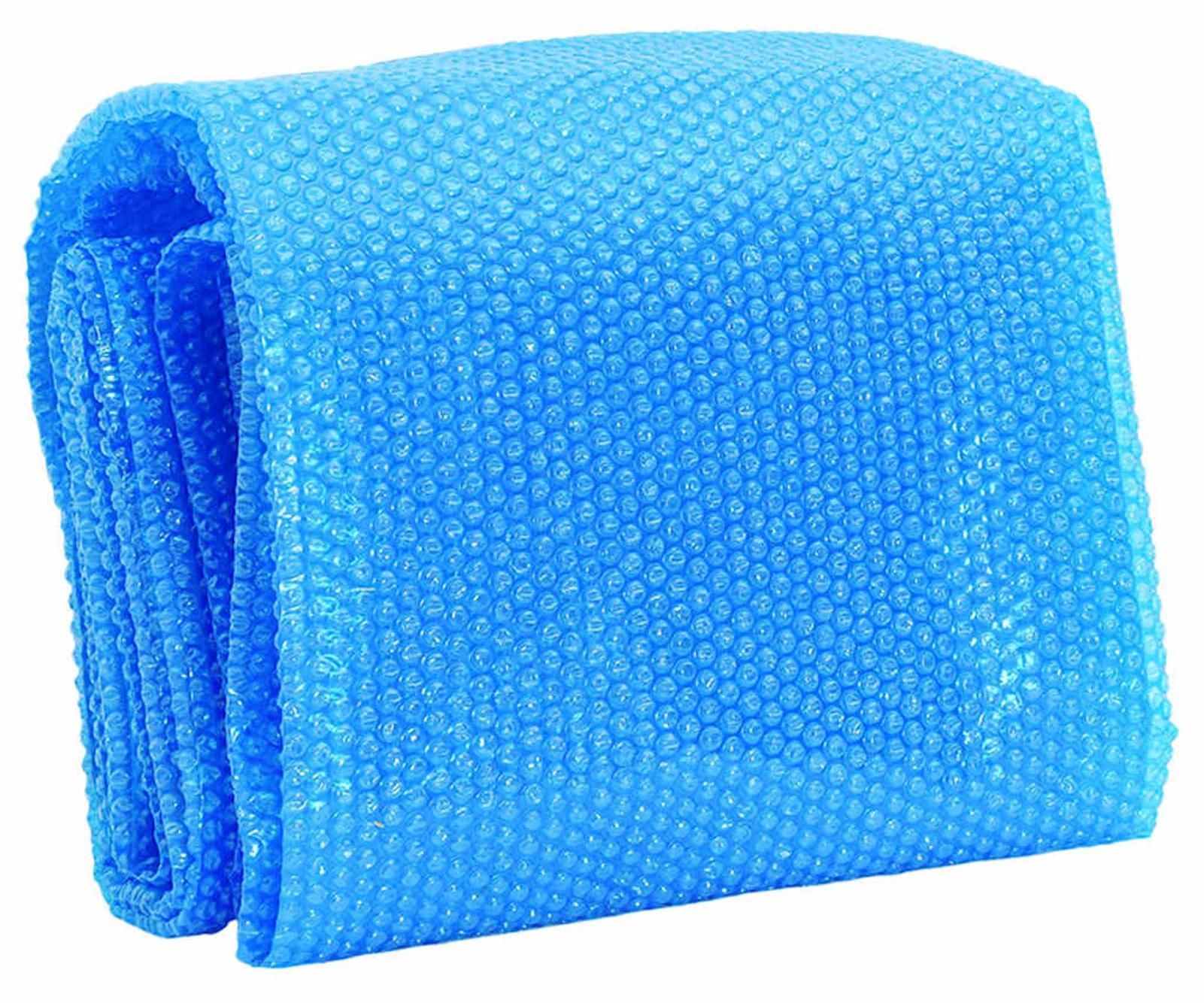 Schwimmbadabdeckung, rechteckig - 600 x 400 cm - Mit PE-Luftkammern - Blau