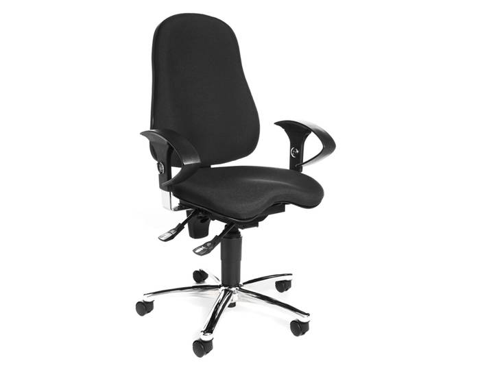 SITNESS 10 Drehstuhl, Material Stoff / Kunststoff, schwarz
