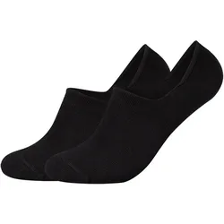 2er Pack camano Comfort Füßlinge 0005 - black 43-46