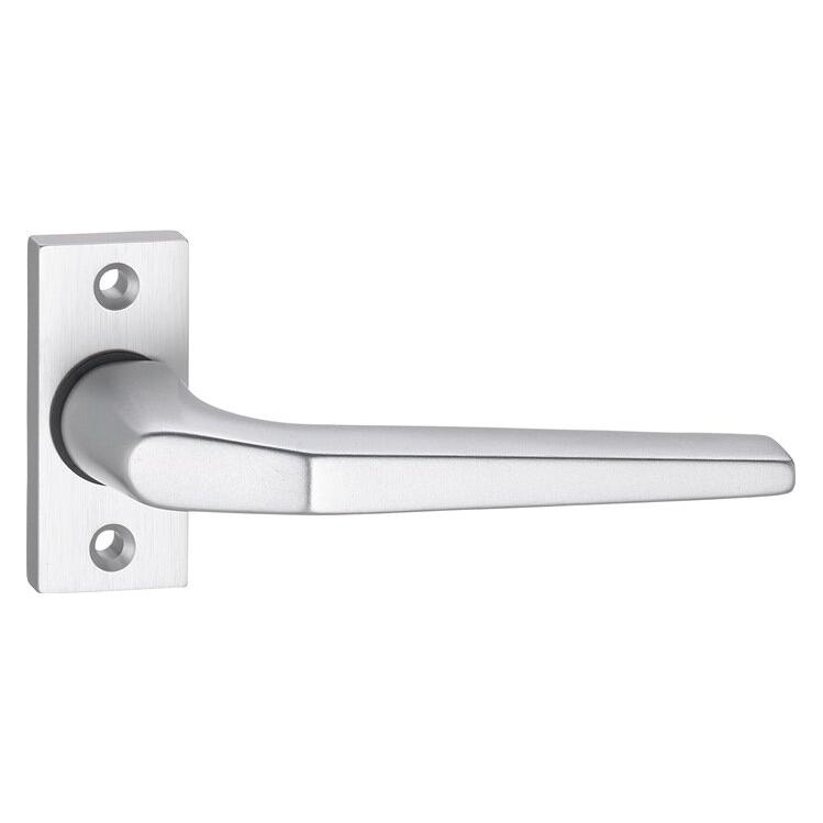 EDI Profiltürdrückerlochteil 3314/0000 Aluminium F1 käntig 8 mm gekröpft (3314/0000/01)