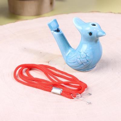 Youfap Market Ceramic Water Bird Whistle Set, Colorful Musical Bath Toy & Kids Party Favor light Blue