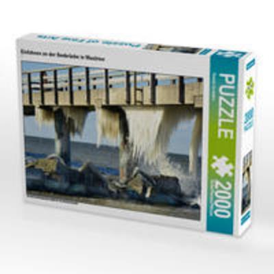 CALVENDO Puzzle Eisfahnen an der Seebrücke in Wustrow 2000 Teile Lege-Größe 90 x 67 cm Foto-Puzzle Bild von Renate Grobelnx
