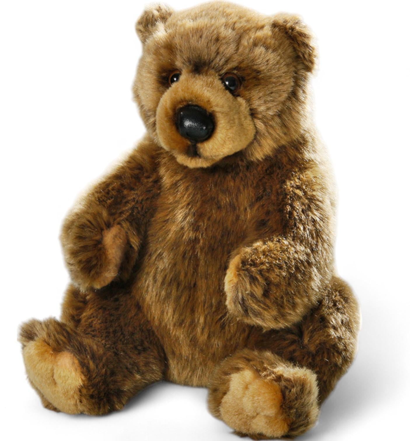 Carl Dick Pluchen knuffelbeer Grizzlybeer zittend, 24 cm