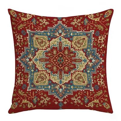 Vintage-Kissenbezüge im Bohème-Stil mit Digitaldruck, dekorative Kissenhüllen für Zuhause, Schlafzimmer, Wohnzimmer, Gästezimmer, Hotel, Sofa-Akzente